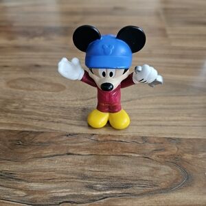 Mickey Mouse Action Figure with Blue Helmet and Yellow Shoes